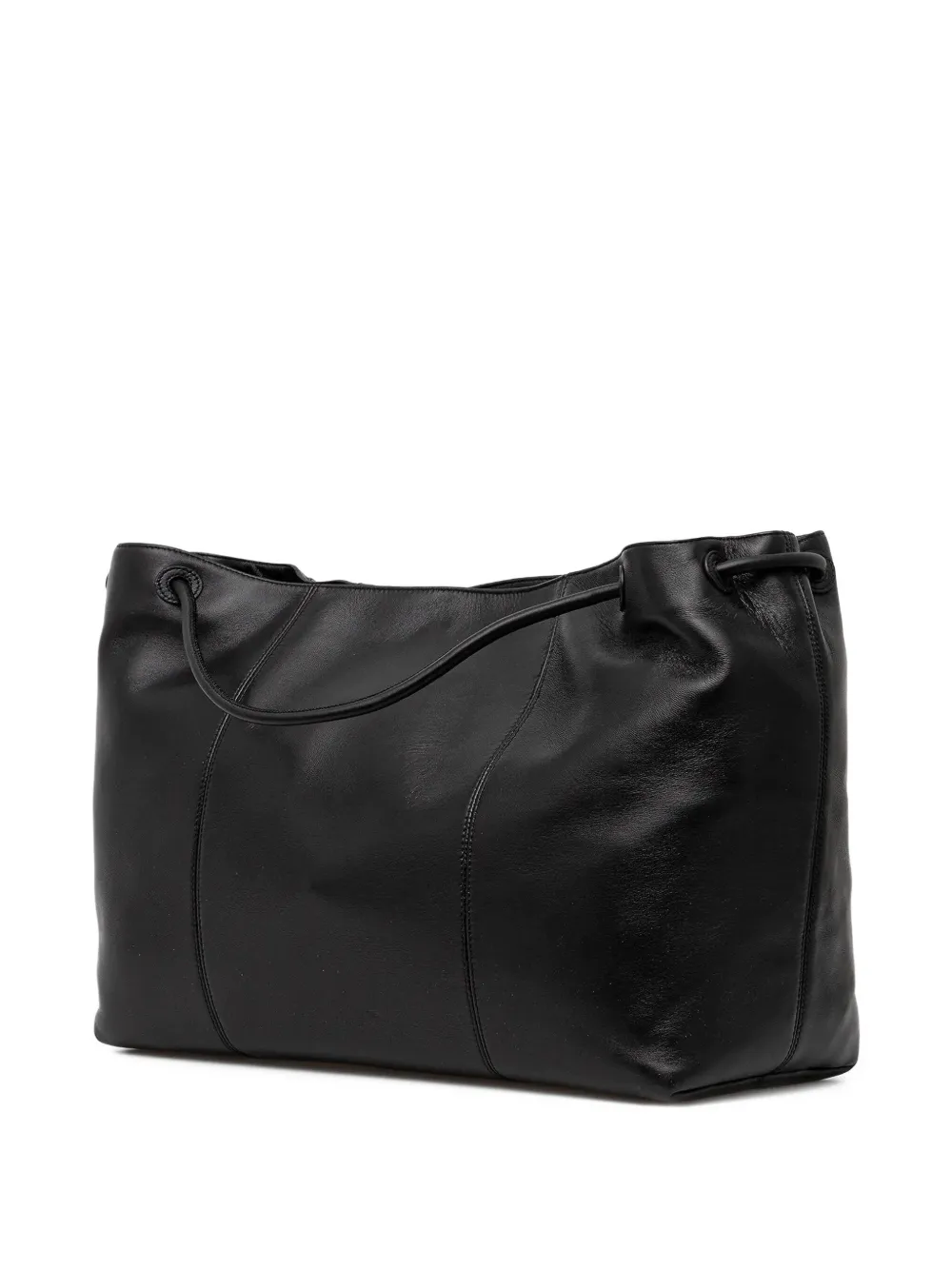 Trussardi Orbita leren shopper - Zwart
