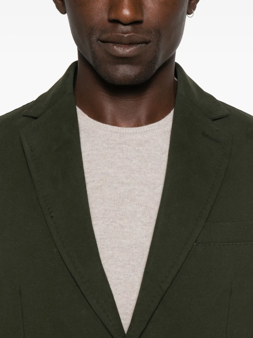 Circolo 1901 buttoned patch-pocket jacket Groen