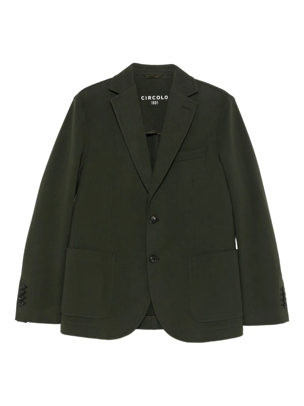 Circolo 1901 buttoned patch-pocket jacket Groen