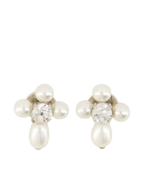 Simone Rocha pearl crystal earrings