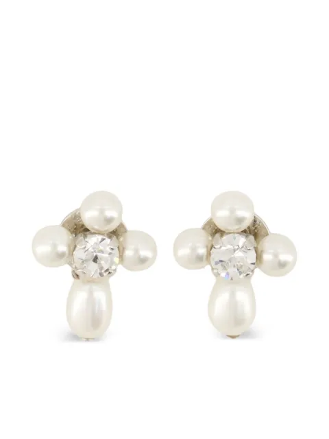 Simone Rocha pearl crystal earrings