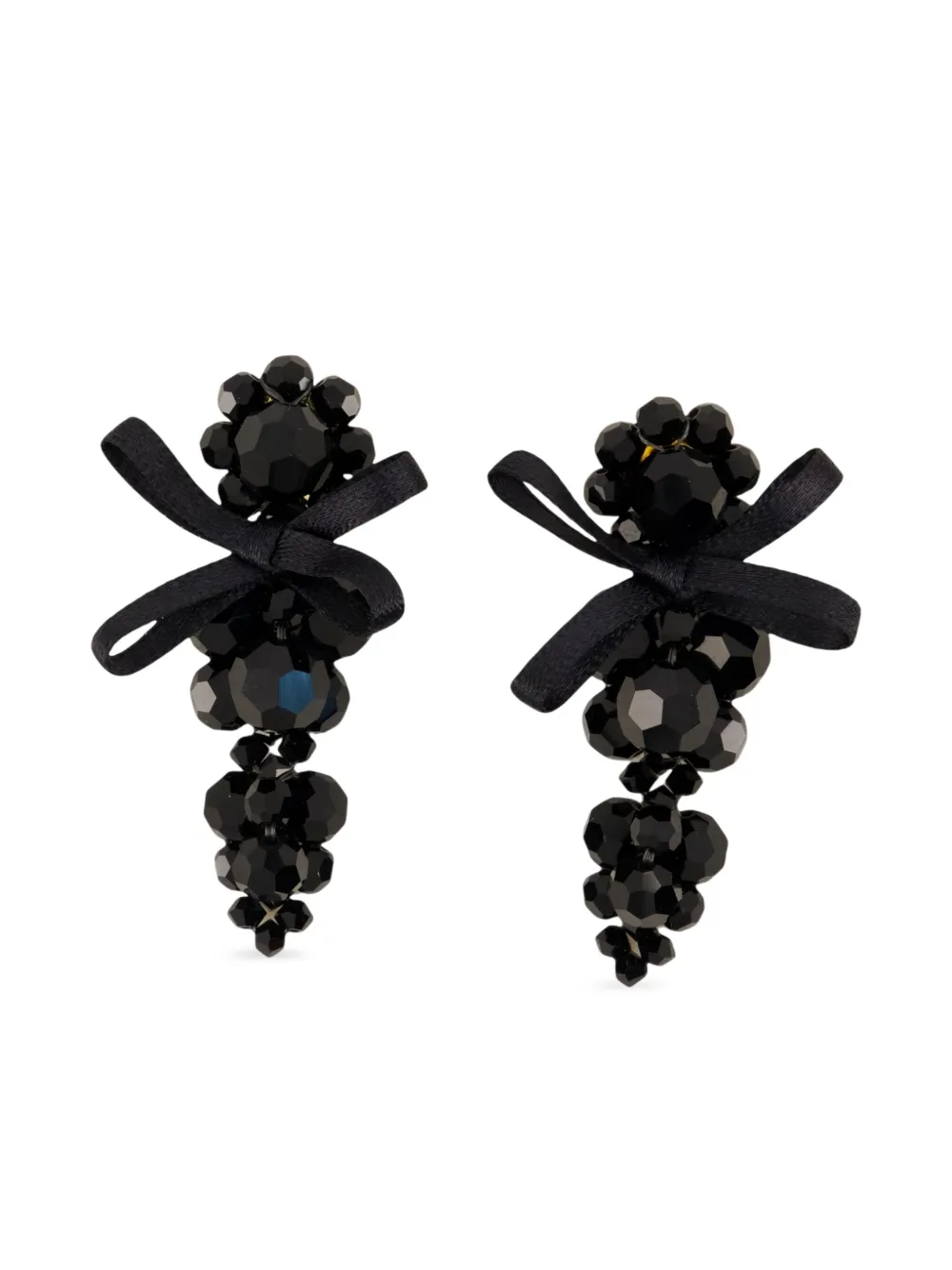 Simone Rocha Petite bow earrings | Black | Image 1