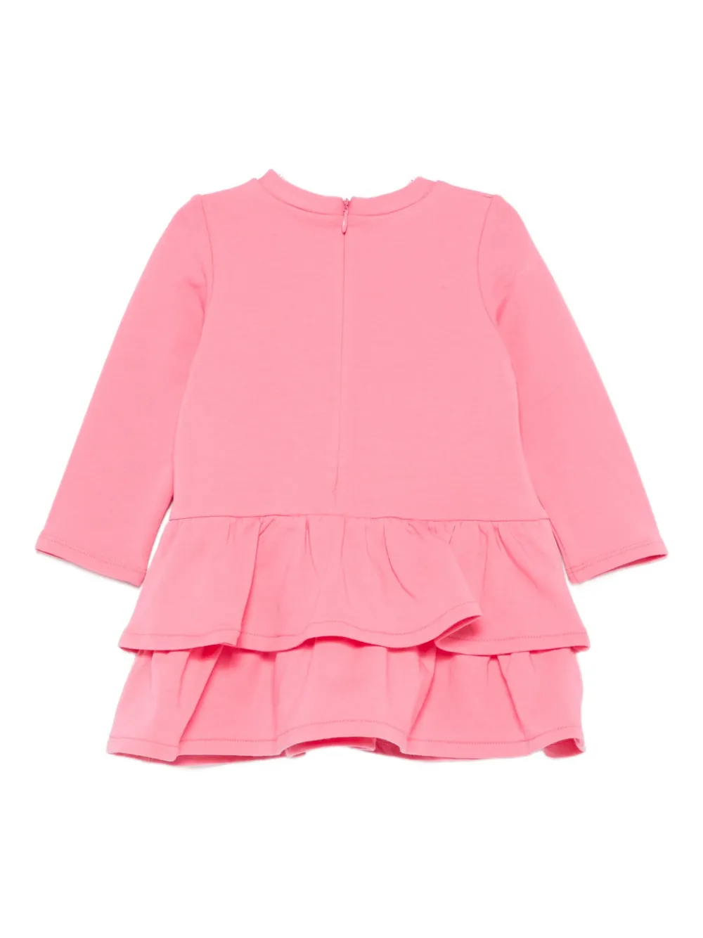 Liu Jo Kids crystal-embellished ruffled dress - Roze