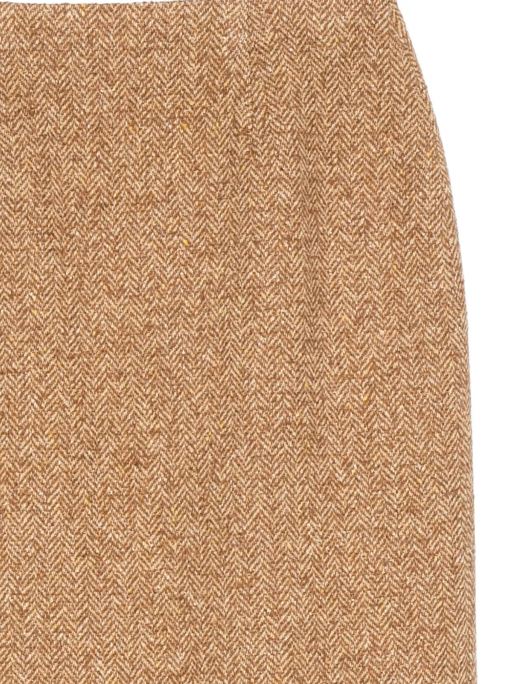 Ermanno Scervino Rok met visgraatpatroon Beige