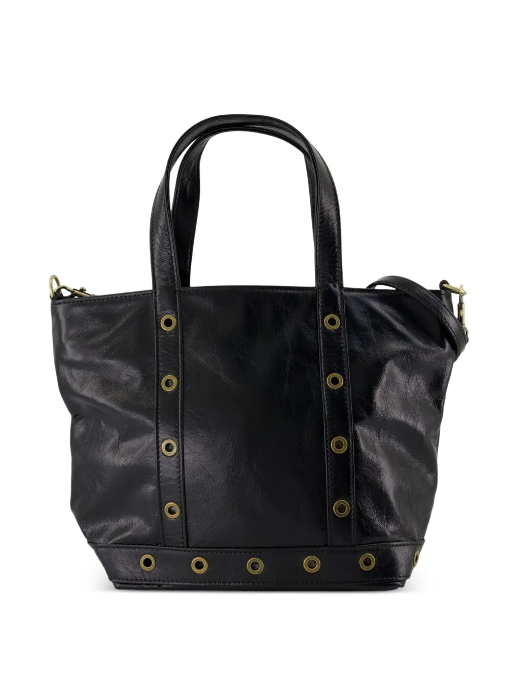 Vanessa Bruno small eyelet-detail tote bag - Nero