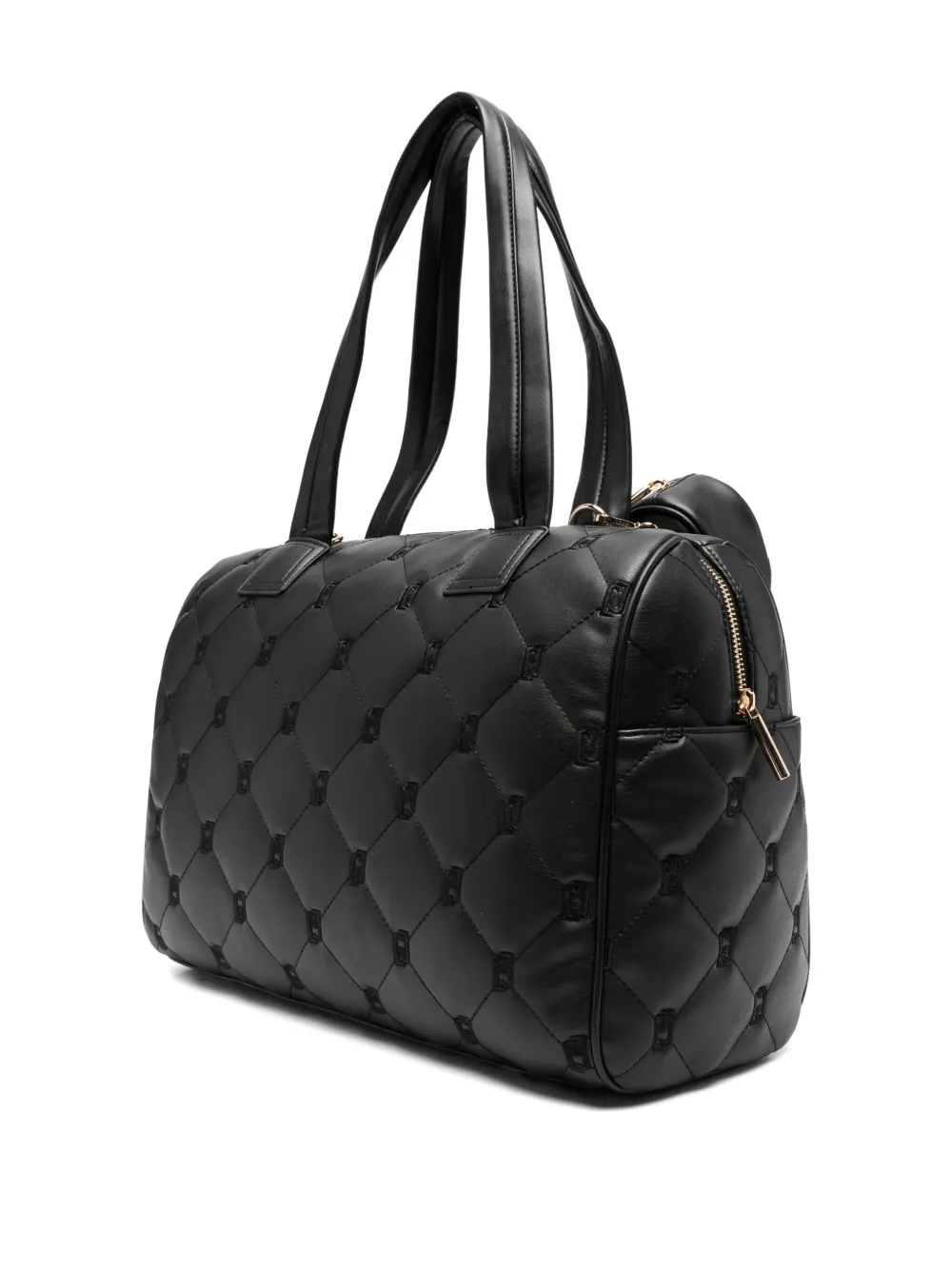 LIU JO Shopper met logoplakkaat - Zwart