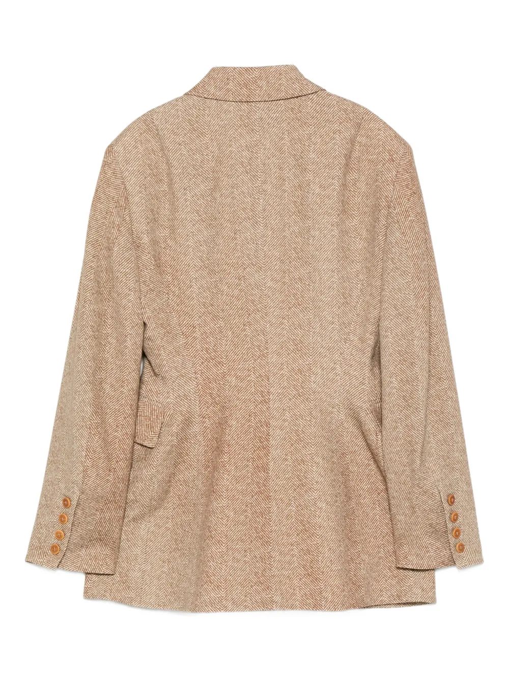 Ermanno Scervino Jas met dubbele rij knopen Beige