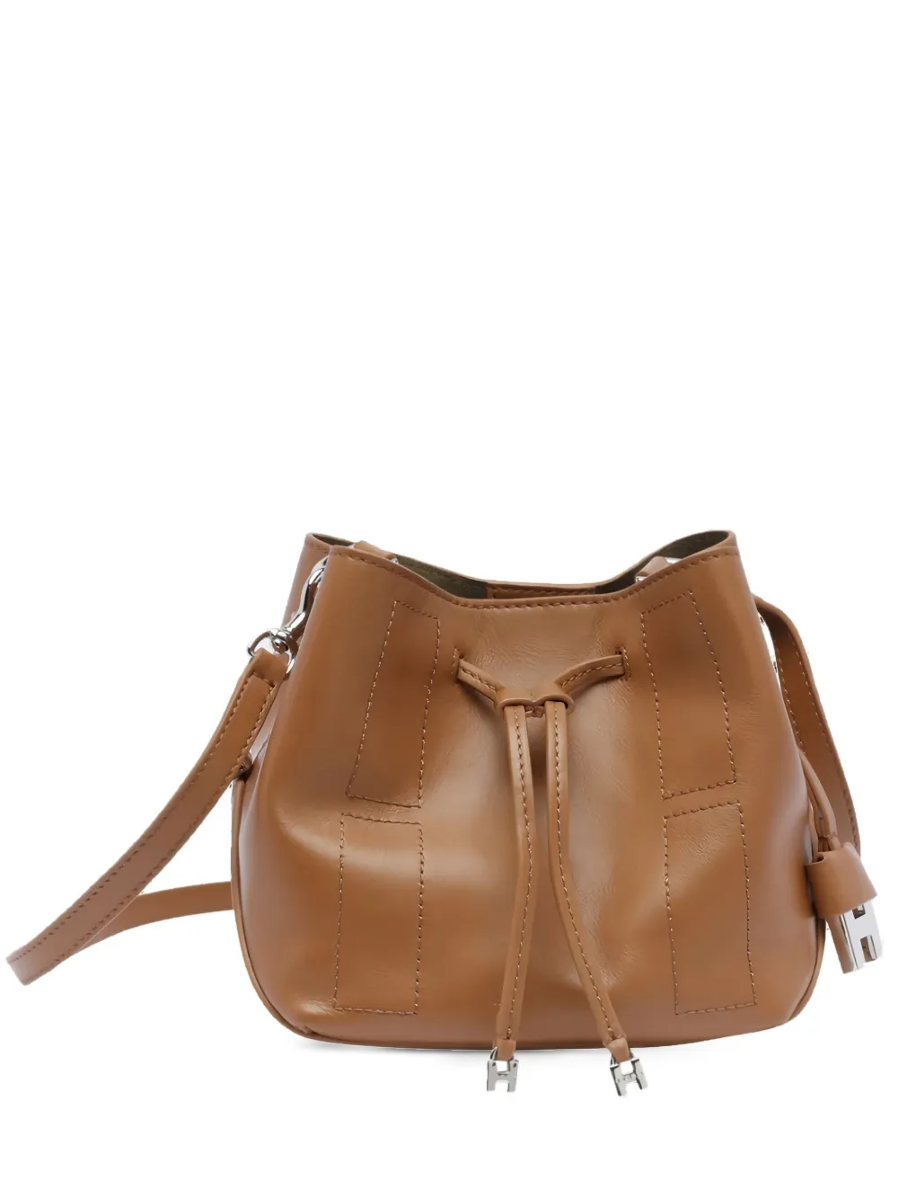 Hogan bolsa de hombro Hocket mini con cordones | marrón | Image 1