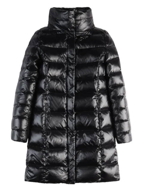 Fay high-neck quilted coat