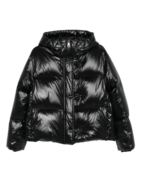 Fay high-neck quilted coat