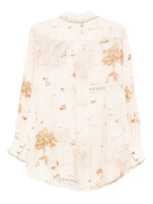 ワンピース ZIMMERMANN Women Shirts Zimmermann - Spliced Moonshine Patched Shirt Dress