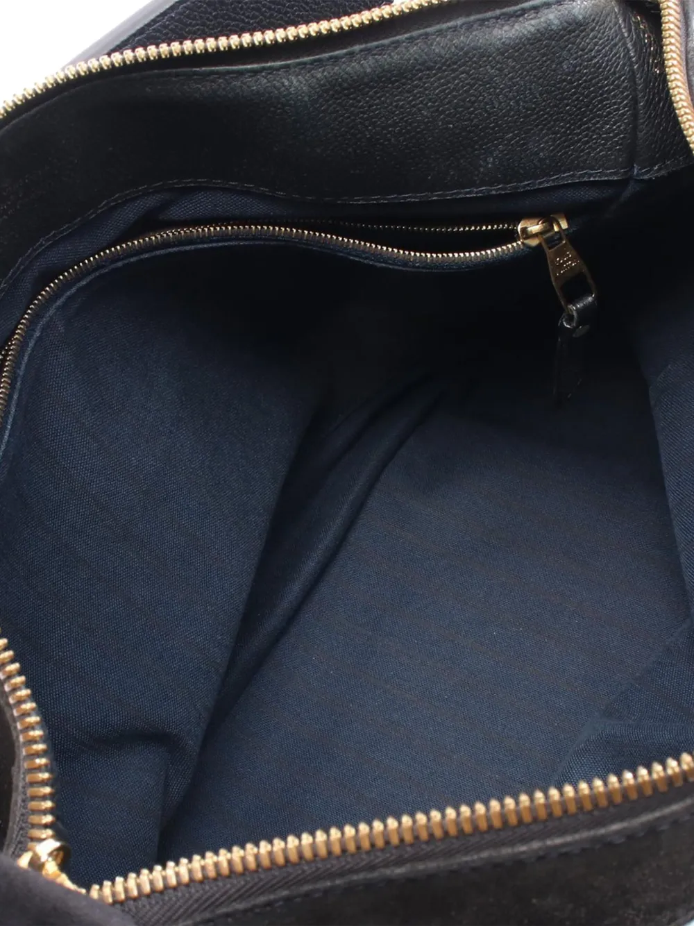 Pre-owned Louis Vuitton 2012 Monogram Empreinte Audacieuse Mm Satchel In Blue