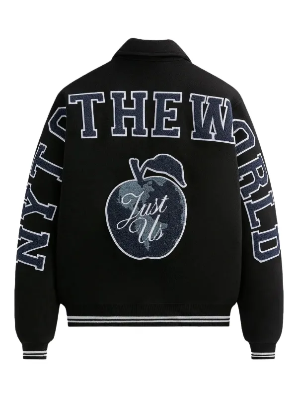 KITH ブラック ジャケット Kith Double Weave Avery Bomber Jacket - Black