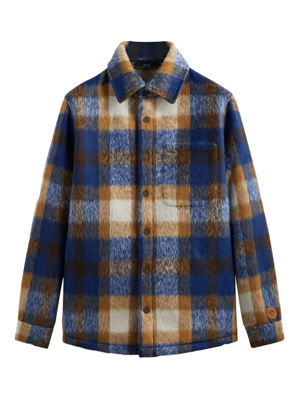 KITH checked shirt jacket | Blue | Image 1