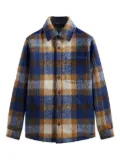 KITH checked shirt jacket - Blue