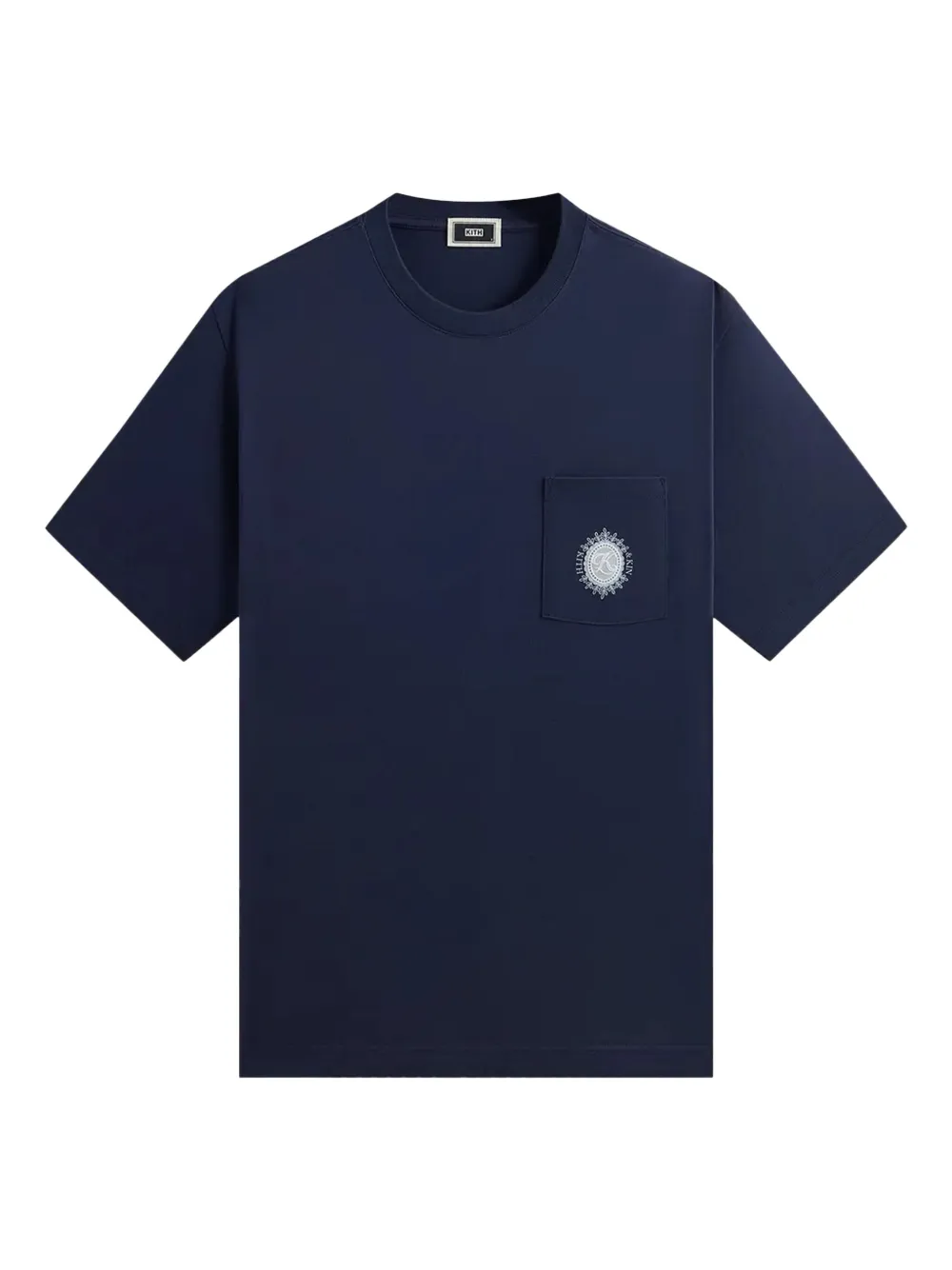 KITH playera con distintivo de encaje | azul | Image 1