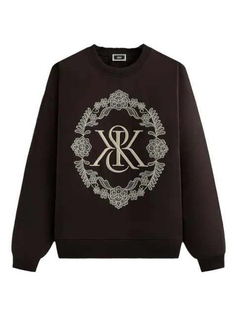 KITH floral-lace crew-neck sweatshirt