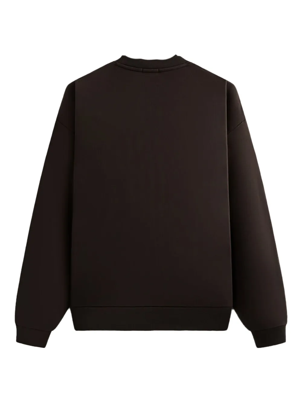 KITH Sweater met bloemenkant en ronde hals - Bruin