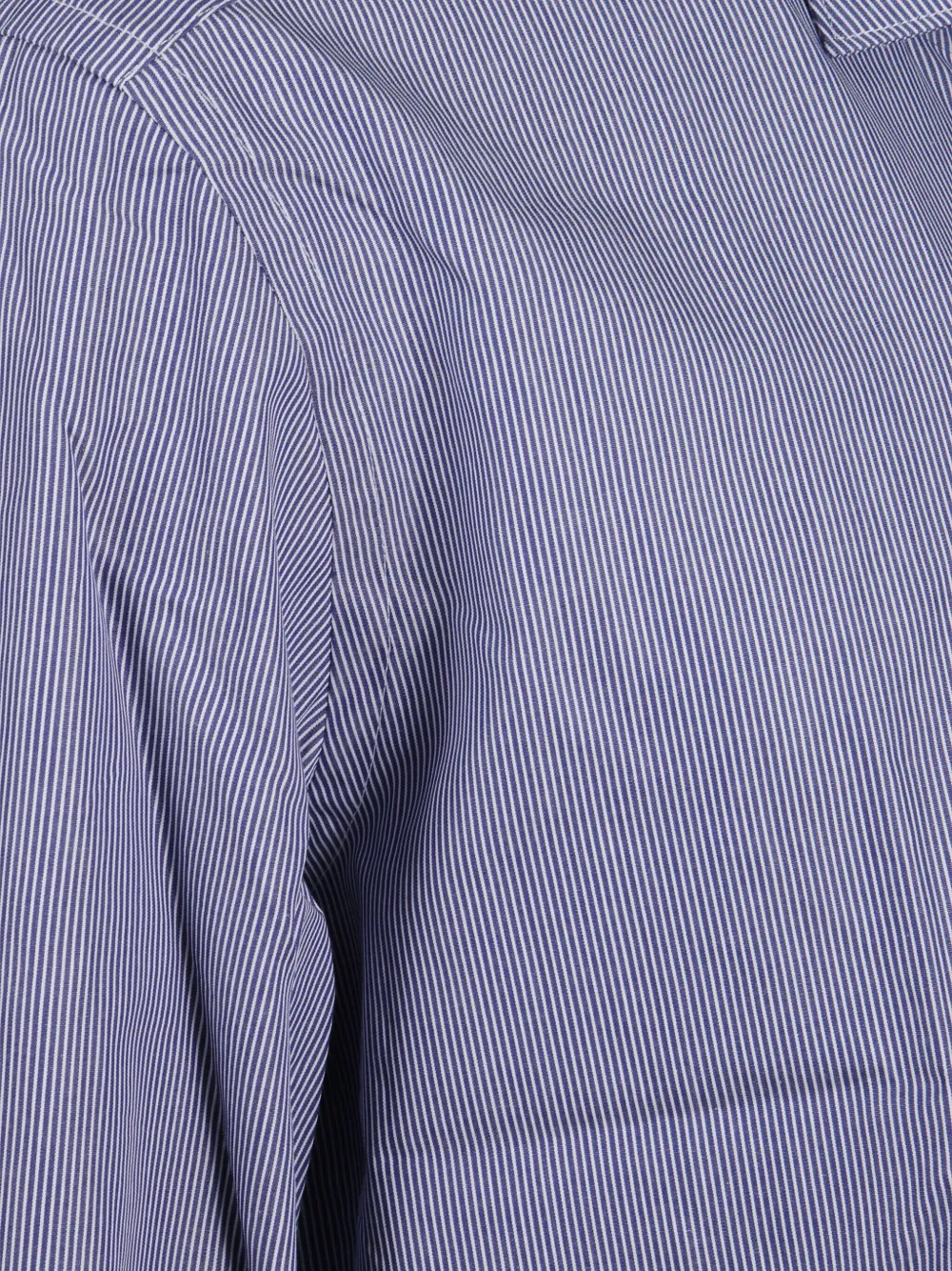 Fay Gestreept overhemd met lange mouwen Blauw