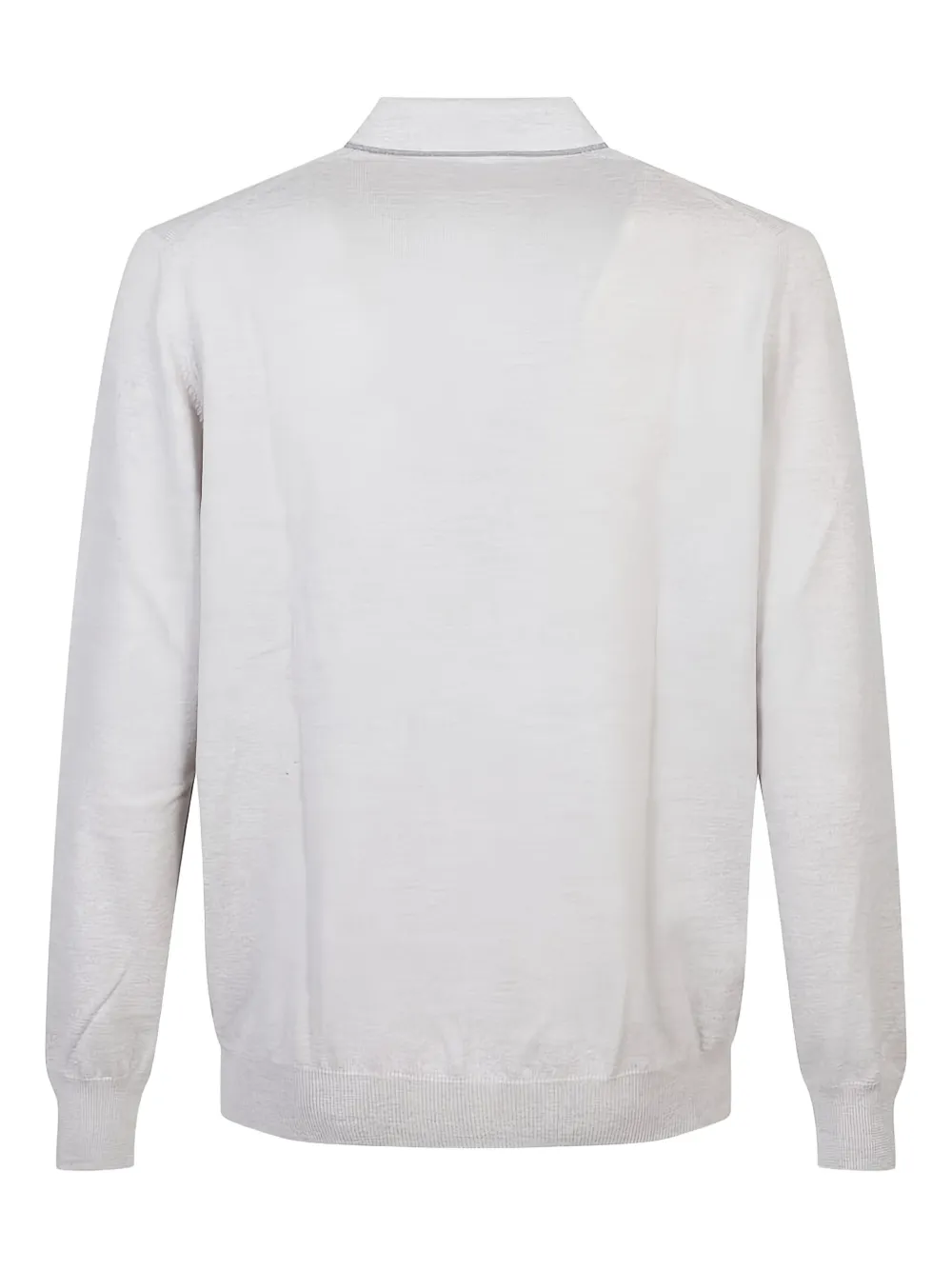 Fay Poloshirt met ritskraag - Grijs