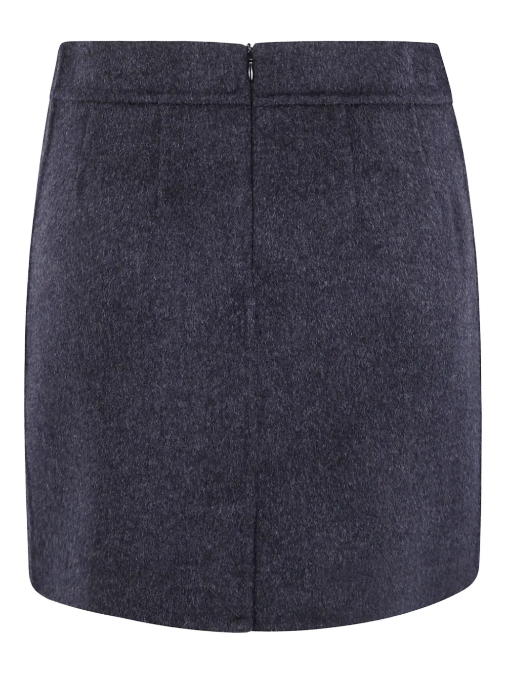 Semicouture Ilaria wool high-waisted skirt - Grijs