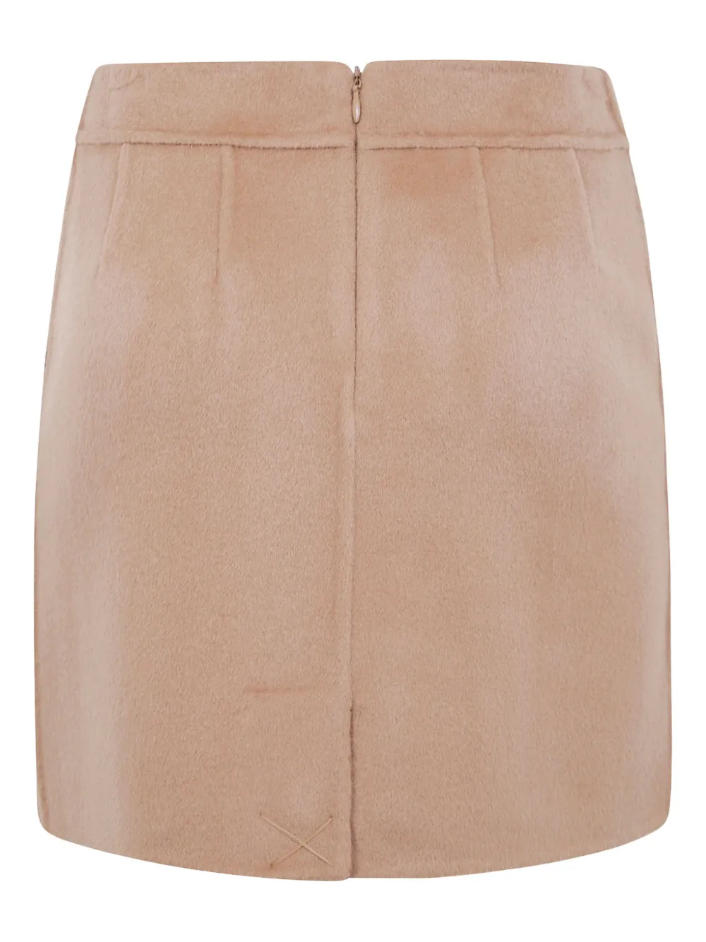 Semicouture Ilaria pocket-detail wool mini skirt - Bruin