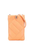 Bvlgari Pre-Owned 2000-2025 Leather Serpenti Cabochon Phone Case crossbody bag - Orange