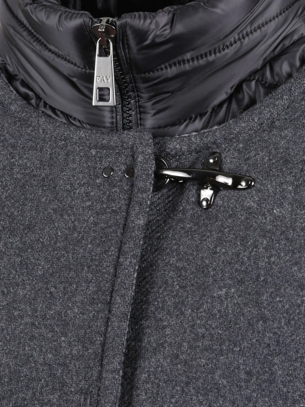 Tod's Hook-detail Wool Cape In Gray