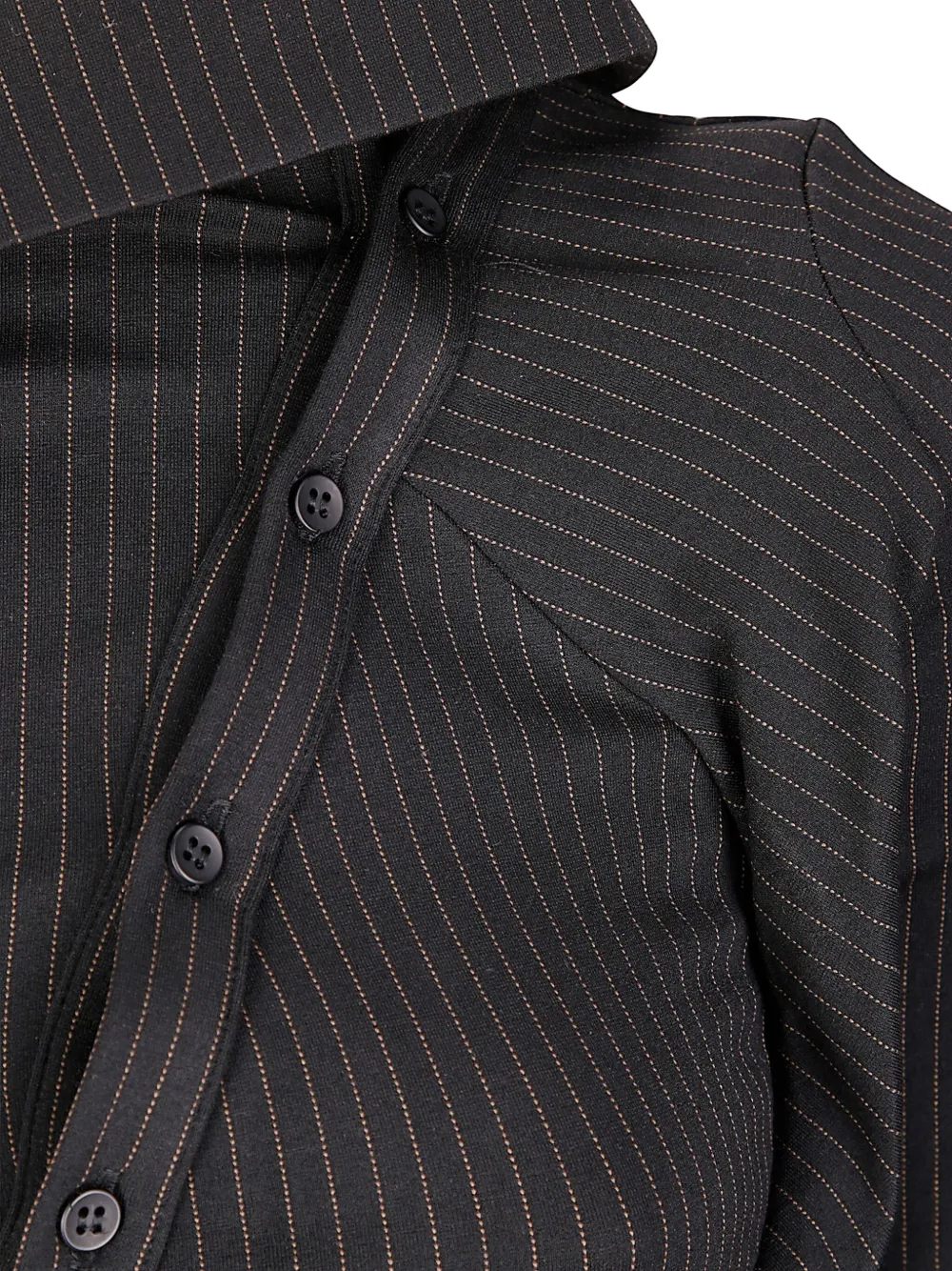 Ottolinger pinstriped top - Zwart