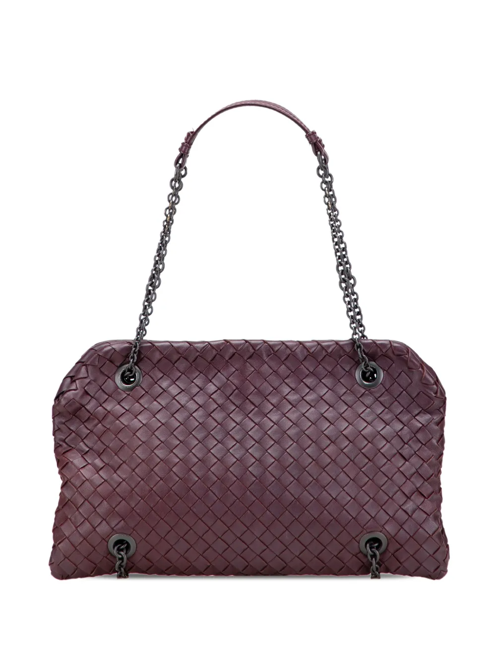 Bottega Veneta Pre-Owned 2012-2025 Nappa Intrecciato Duo shoulder bag | Purple | Image 1