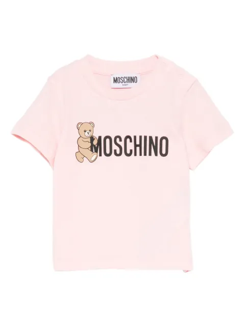 Moschino Kids playera con estampado Teddy Bear
