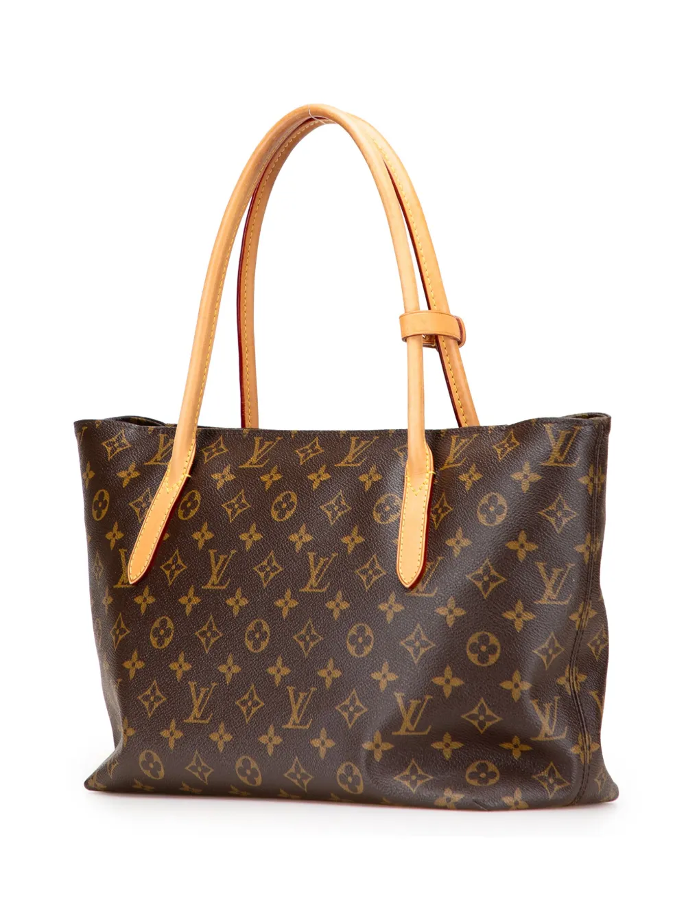 Pre-owned Louis Vuitton 2012 Monogram Raspail Pm Tote Bag In Brown
