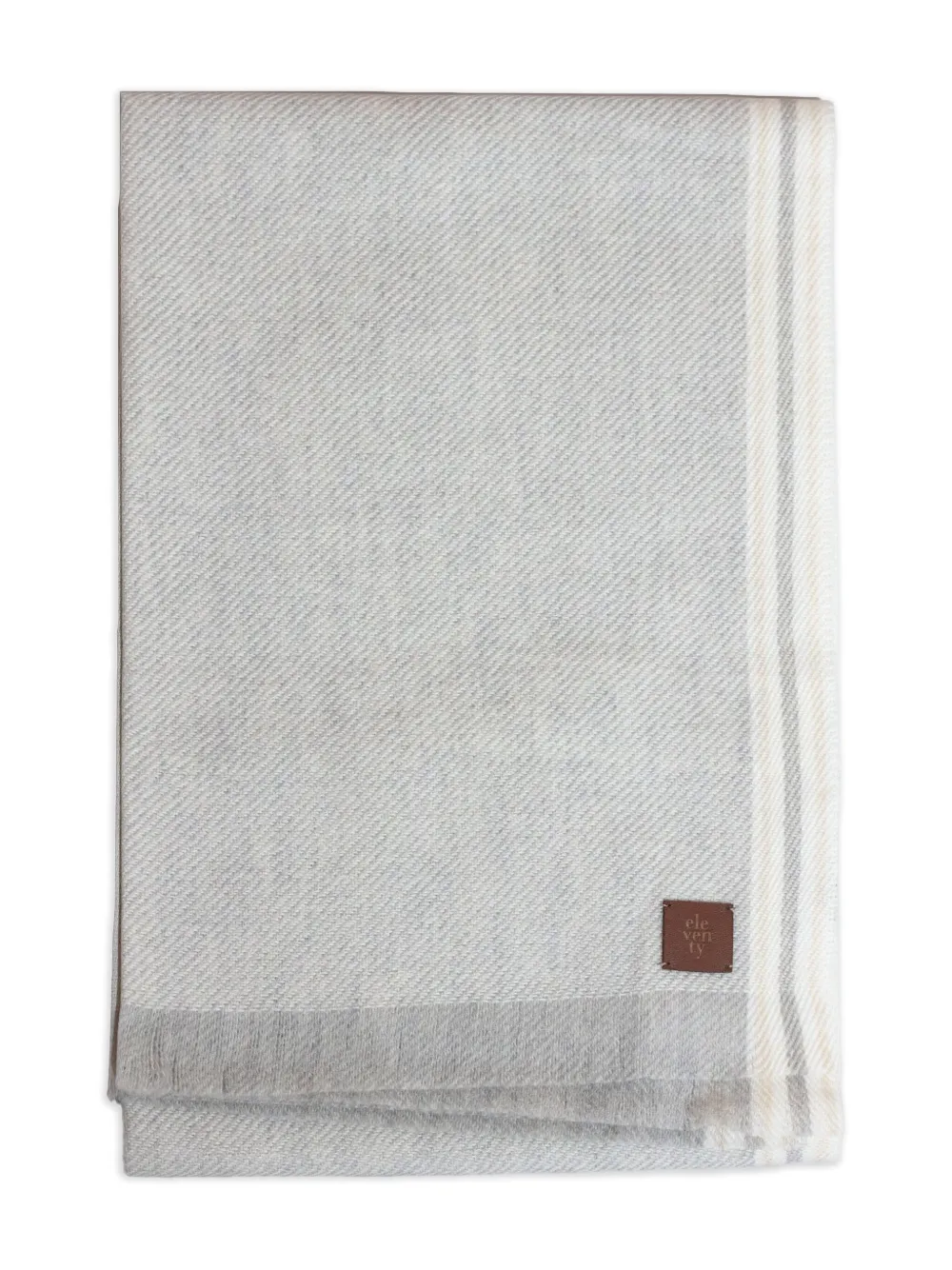 Eleventy fringe scarf | White | Image 1