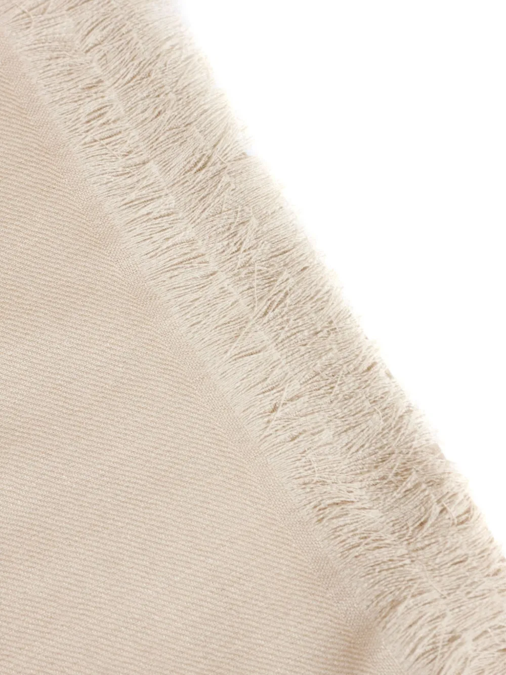 Eleventy fringe-trimmed scarf - Beige