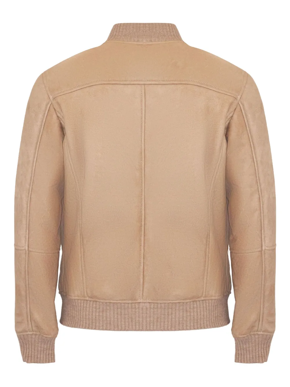 VOLFAGLI ribbed-trim zip-front jacket | Leather Jackets | Image 2