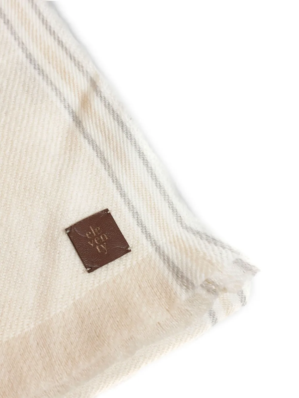 Eleventy fringe-trim wool-silk scarf | Image 2