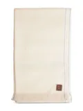 Eleventy fringe-trim wool-silk scarf - Neutrals