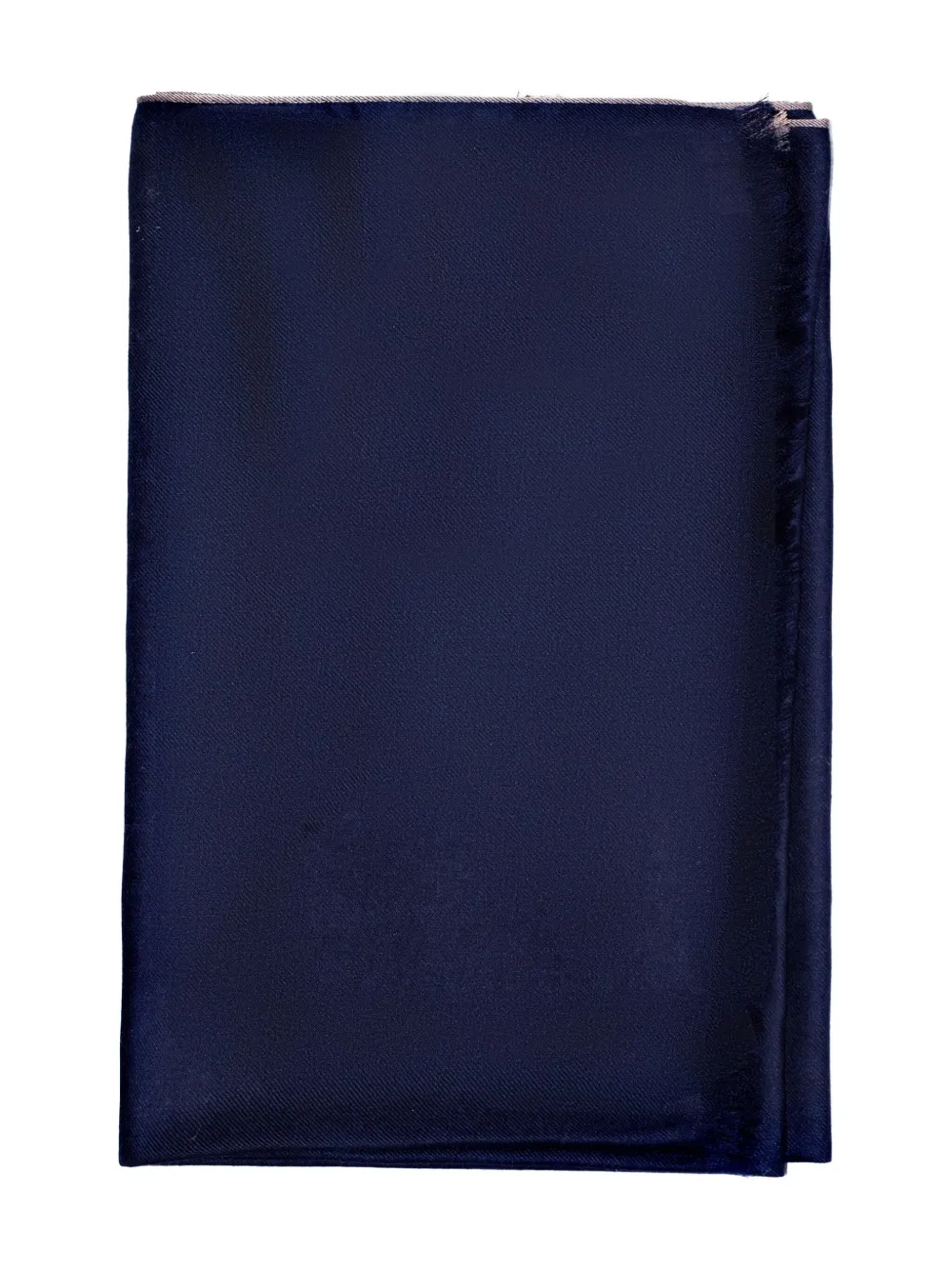 Eleventy Frayed-trim Embroidered Scarf In Blue