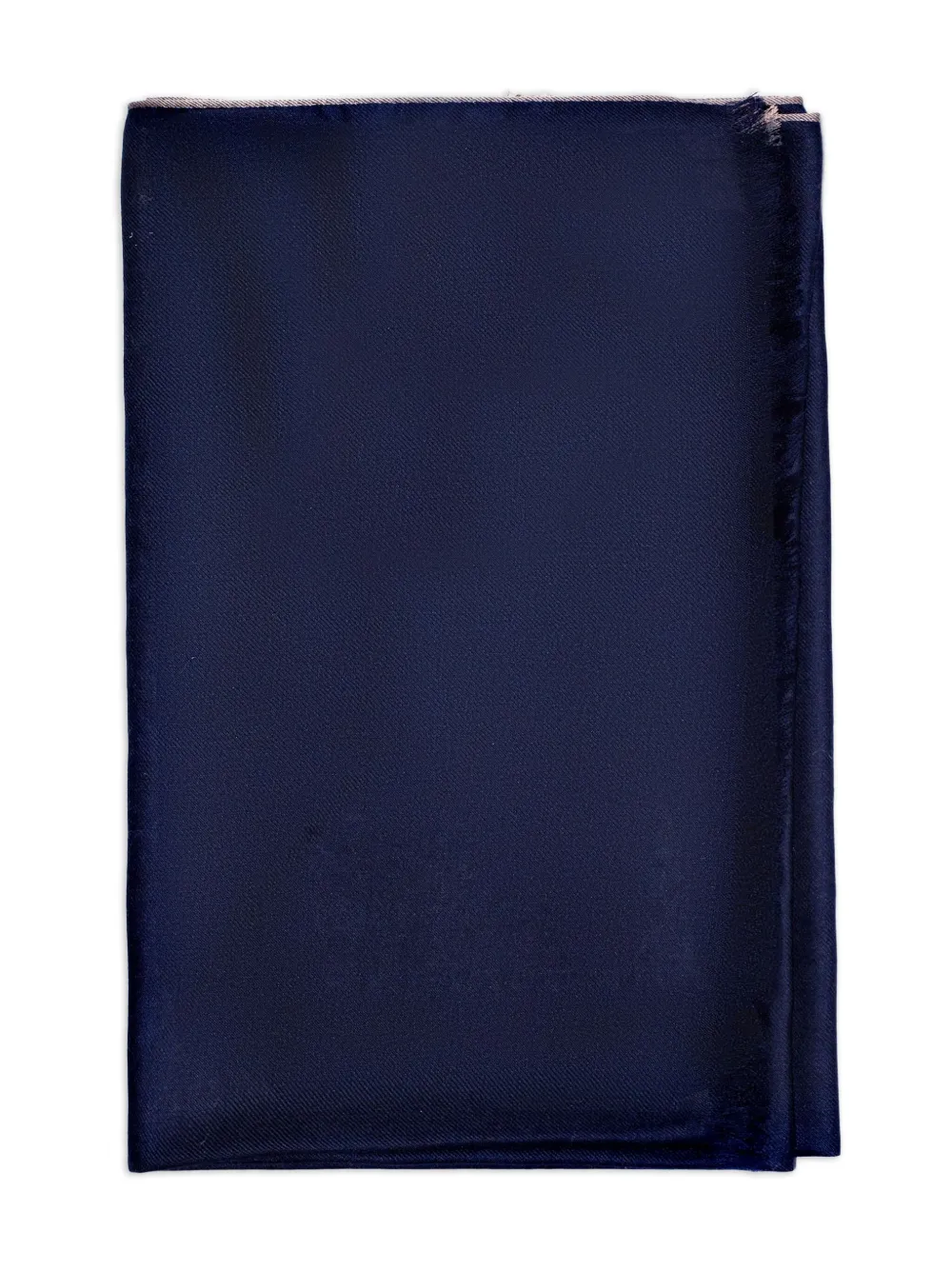 Eleventy frayed-trim embroidered scarf | Blue | Image 1