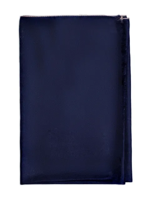 Eleventy frayed-trim embroidered scarf