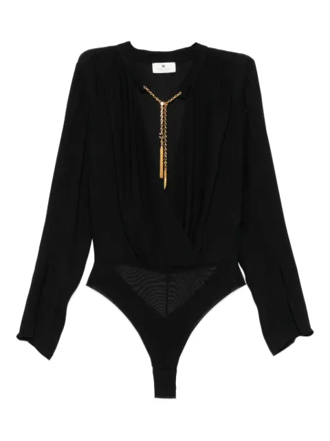 Elisabetta Franchi embellished blouse bodysuit