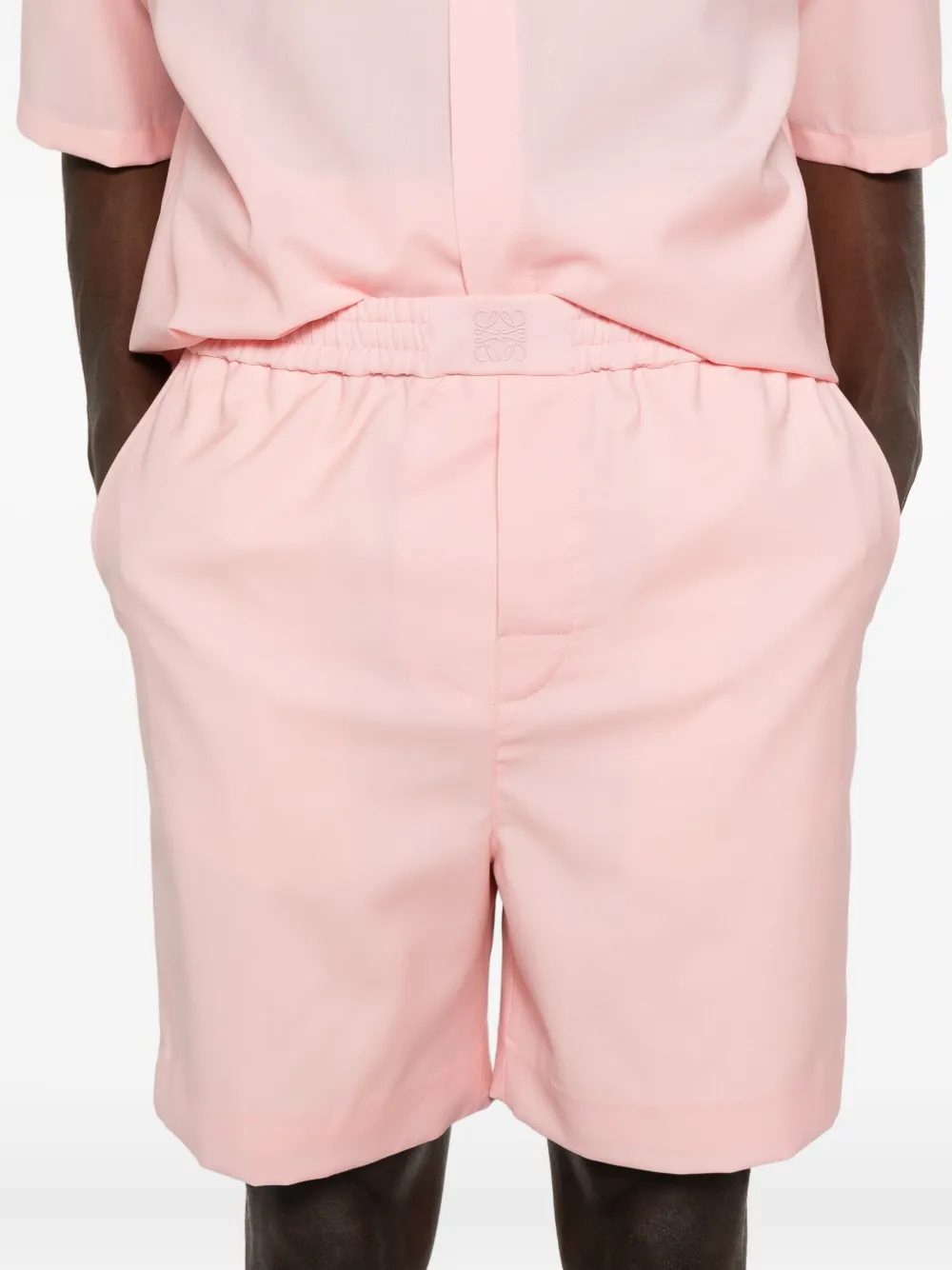 LOEWE Zwembroek met elastische tailleband Roze