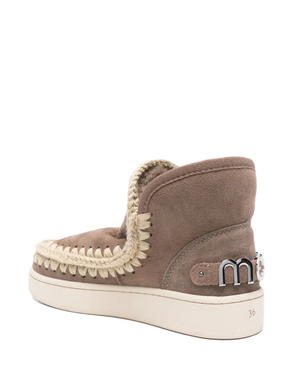 Mou Eskimo 18 Suede Boots In Brown