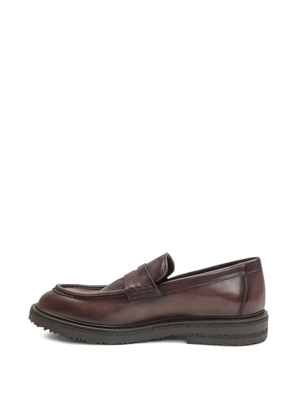 Sturlini firenze penny leather loafers - Bruin