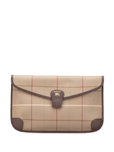 Burberry Pre-Owned 20th Century Vintage Check Canvas clutch bag