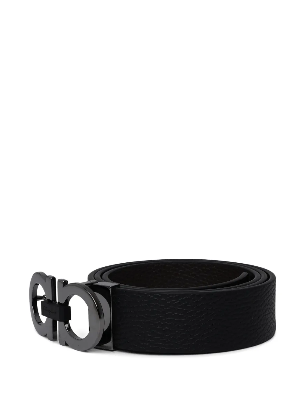 Ferragamo Riem met Gancini-gesp - Zwart