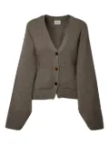 KHAITE Scarlet cardigan - Brown