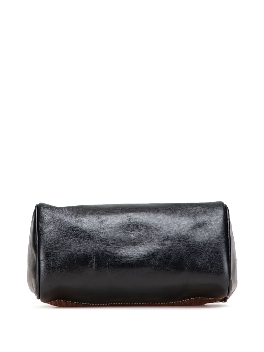 Pre-owned Loewe 2000-2025 Leather Velazquez Pouch In Black