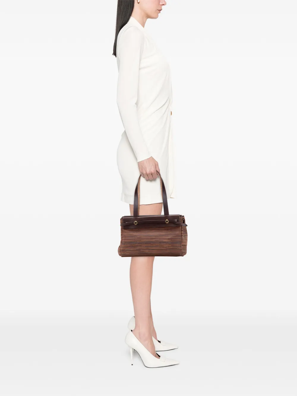 Hermès Pre-Owned 2003 Vibrato Herbag Cabas PM Tote Bag | Pre-owned & Archive | Image 2