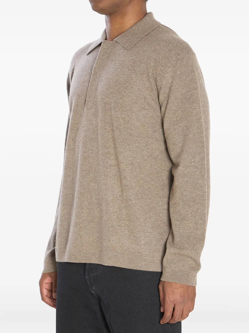 Lisa Yang Emil kasjmier poloshirt - Beige